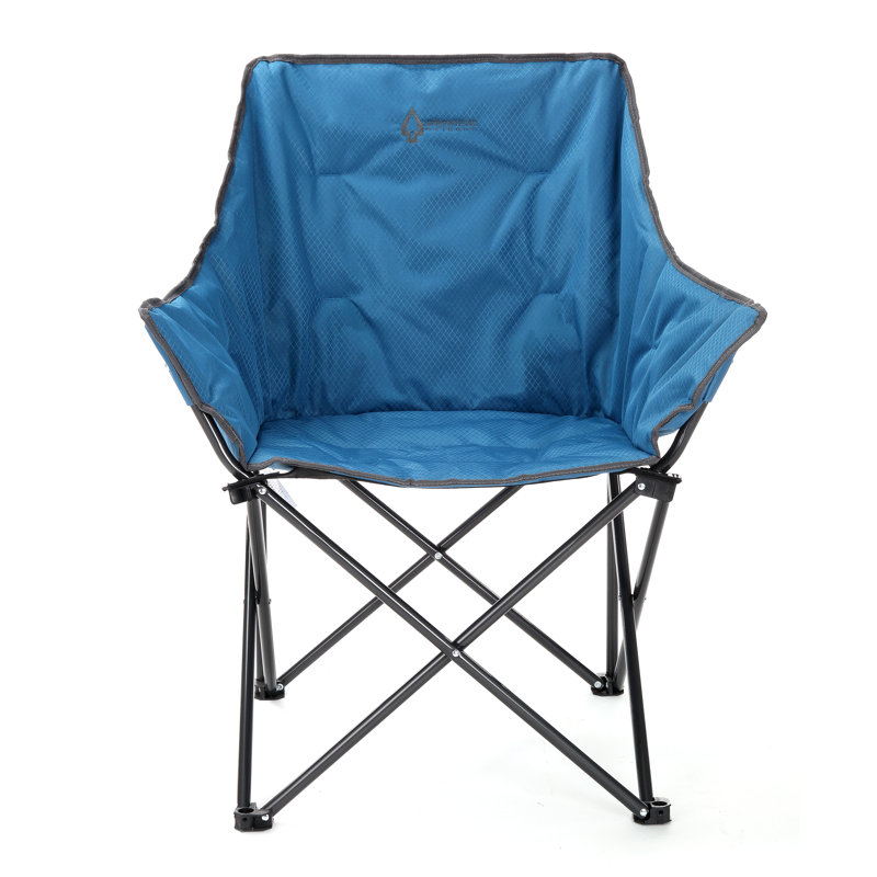 ARROWHEAD Outdoor Bucket Style Folding Camping Chair with Cushion
